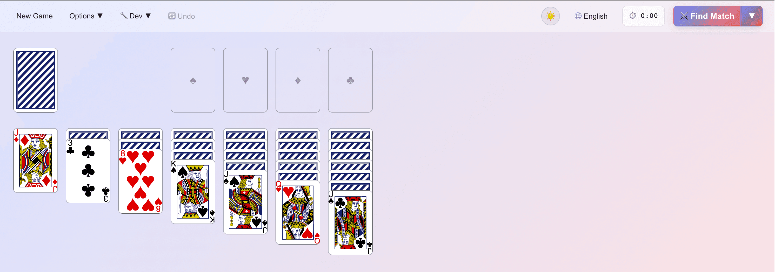 Hellmodus Vsolitaire